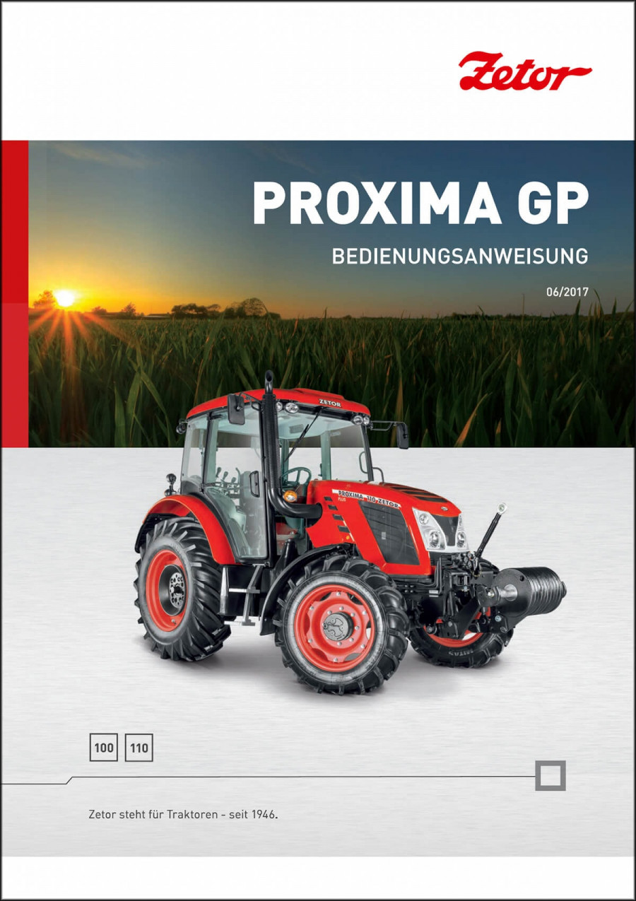 Zetor Proxima GP 5 Betriebsanleitung