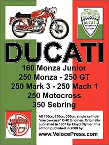 Ducati Factory Workshop Manual - 160cc, 250cc and 350cc NARROW CASE, SINGLE CYLINDER, OHC MODELS
