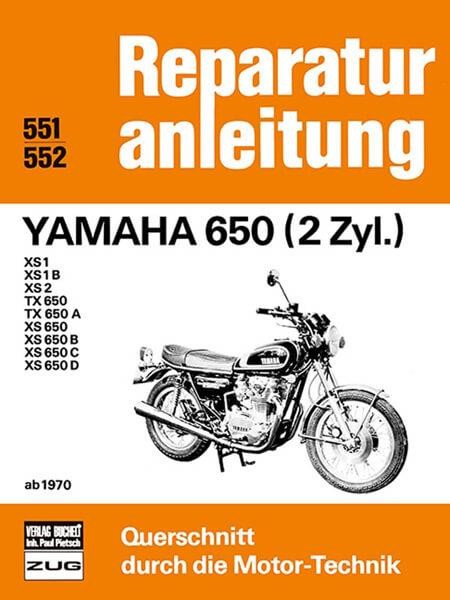 Yamaha 650 (2 Zyl.) ab 1970 - Reparaturbuch