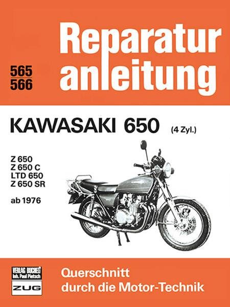 Kawasaki 650 (4 Zyl.) ab 1976 - Reparaturbuch