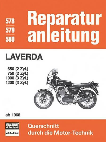 Laverda 650 / 750 (2 Zyl.) 1000 / 1200 - Reparaturbuch