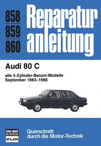 Audi 80 C 1983-1986 - Reparaturbuch