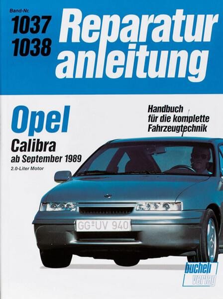Opel Calibra - Reparaturbuch