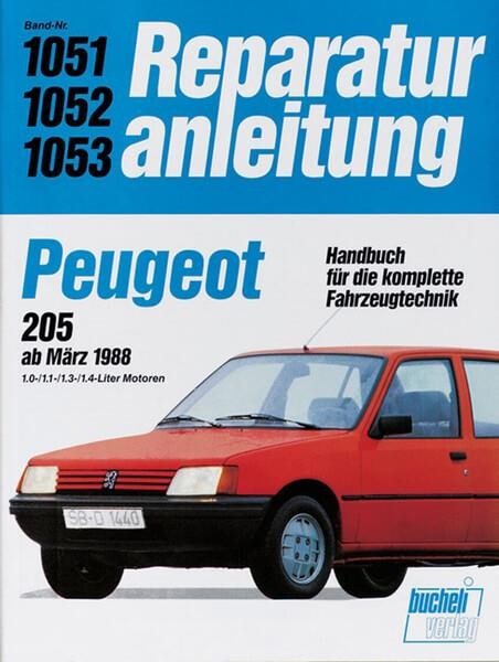 Peugeot 205 ab 9/1982 - Reparaturbuch