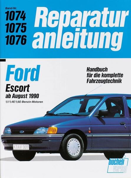 Ford Escort ab August 1990 - Reparaturbuch