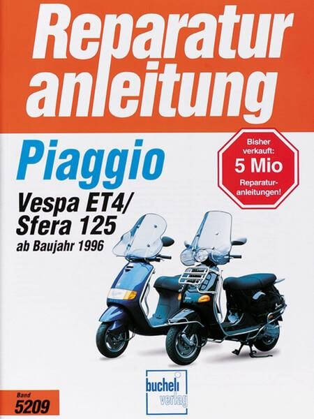 Piaggio Sfera 125/Vespa ET 4 ab Baujahr 1996 - Reparaturbuch