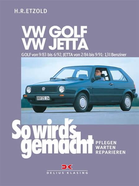 VW GOLF II 9/83-6/92, VW JETTA II 2/84-9/91 - Reparaturbuch