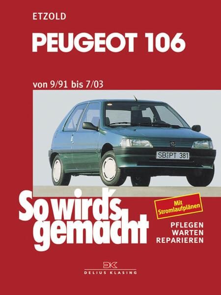 Peugeot 106 9/91-7/03 - Reparaturbuch