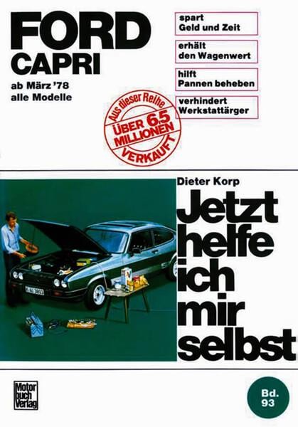 Ford Capri alle Modelle ab März 1978 Reparaturbuch