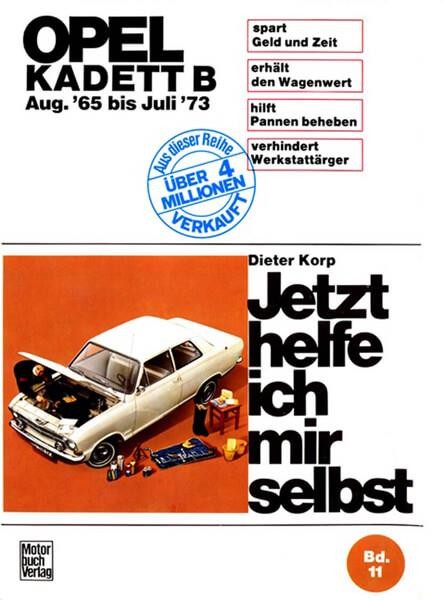 Opel Kadett B ab August '65 Reparaturbuch