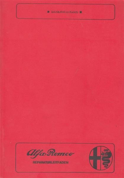 Alfa Romeo Montreal Werkstatt-Handbuch Getriebe