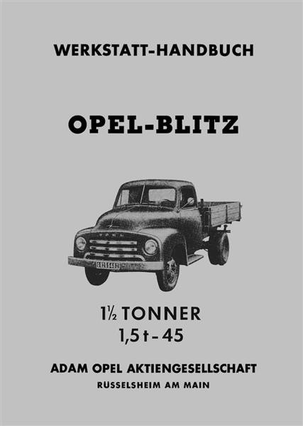 Opel Blitz 1,5 t. Werkstatt-Handbuch