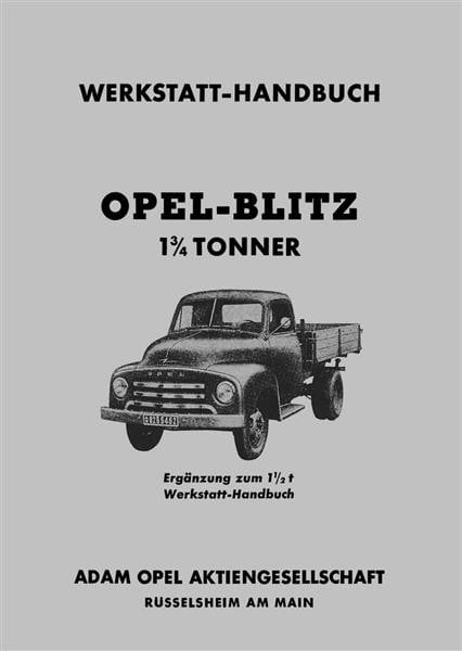 Opel Blitz 1 3/4 t. Werkstatt-Handbuch