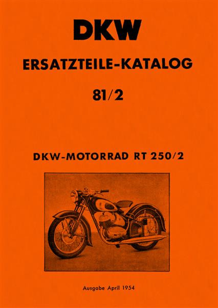 DKW RT250/2 Ersatzteilkatalog