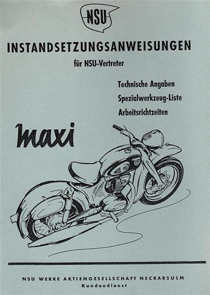 NSU Maxi Reparaturanleitung