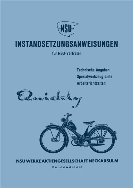 NSU Quickly Reparaturanleitung