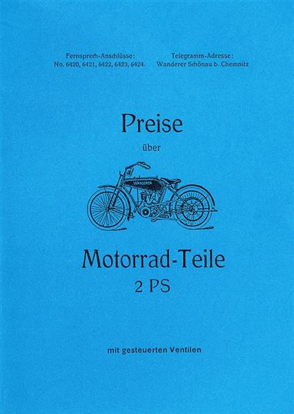 Wanderer 2 PS Motorräder Ersatzteilkatalog