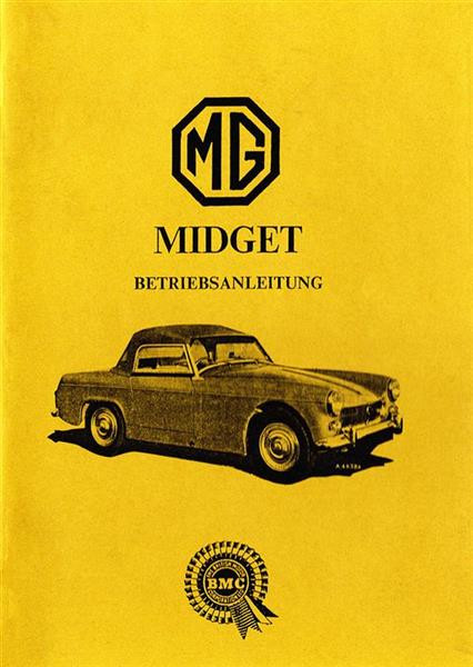 MG Midget Betriebsanleitung