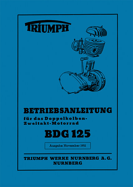 Triumph BDG125 Betriebsanleitung