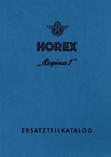 Horex Regina 1 und Regina Sport Ersatzteilkatalog