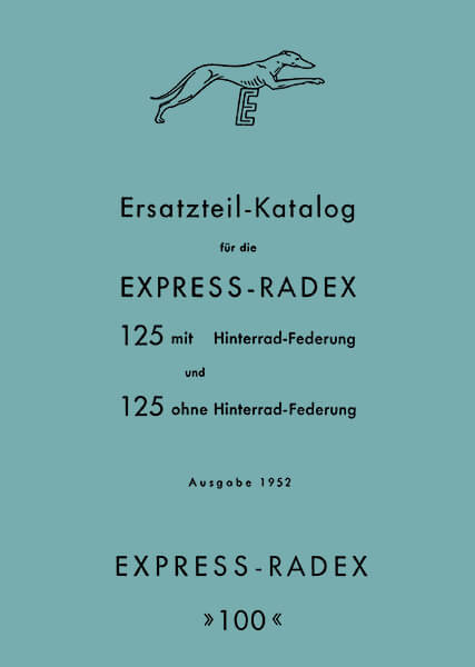 Express Radex 100 und 125 Ersatzteilkatalog