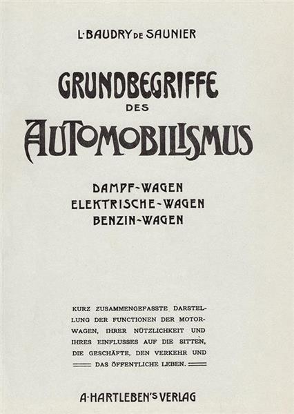 Die Grundbegriffe des Automobilismus 1902