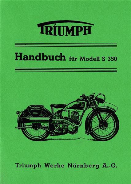 Triumph S350 Betriebsanleitung