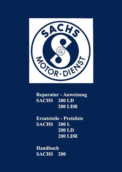 Sachs 200 200L 200LD 200LDR Reparatur und Ersatzteile
