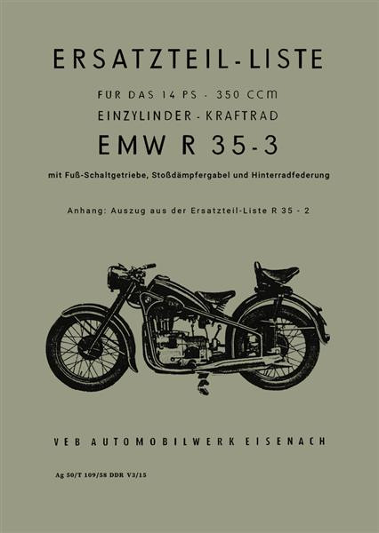 EMW R35/2 und R35/3 Ersatzteilkatalog