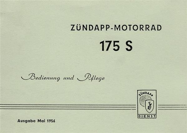 Zündapp 175S Betriebsanleitung
