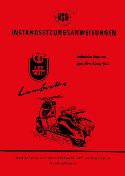 NSU Lambretta Autoroller Reparaturanleitung