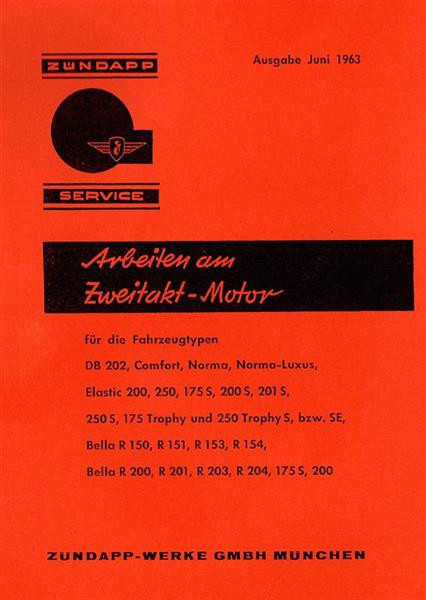 Zündapp - Arbeiten am Zweitakt Motor