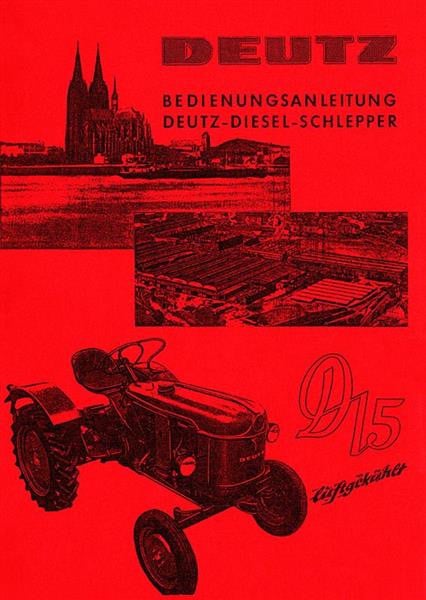 Deutz D15 Betriebsanleitung