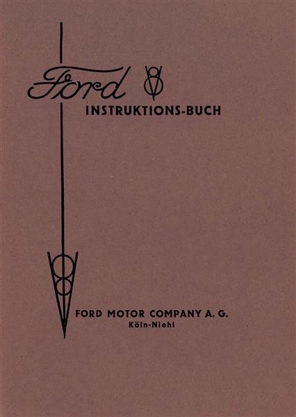 Ford V8 Bedienungsanleitung