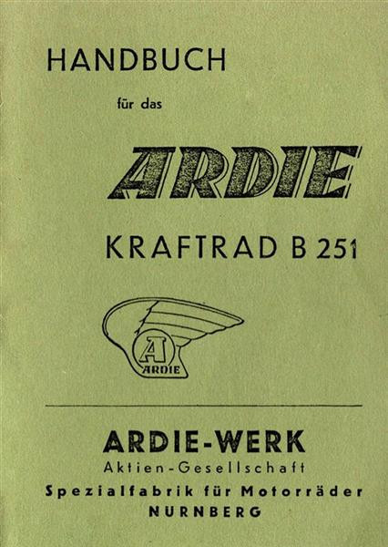 Ardie B251 Betriebsanleitung