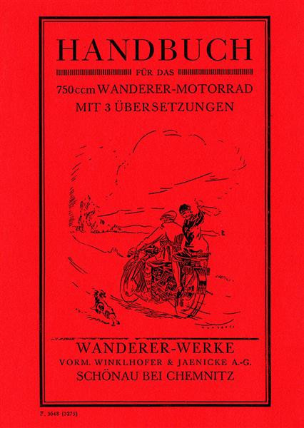 Wanderer 750 Betriebsanleitung und Reparaturanleitung