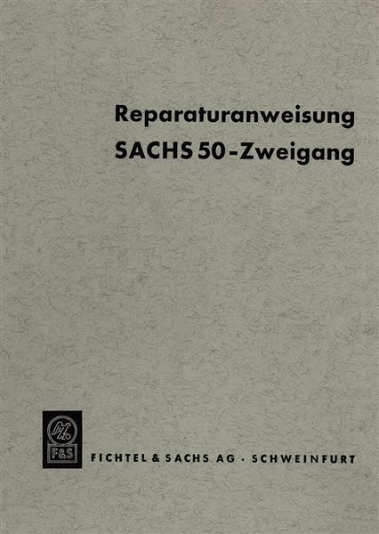 Sachs Reparaturanweisung 50-Zweigang