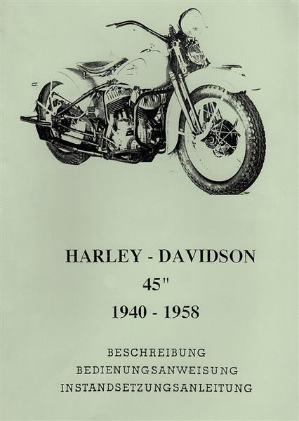 Harley-Davidson Modelle 1940 bis 1958 Betriebsanleitung