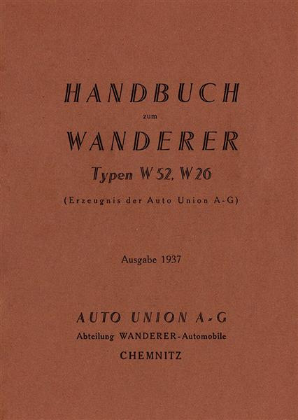 Wanderer W52 und W26 Bedienungsanleitung