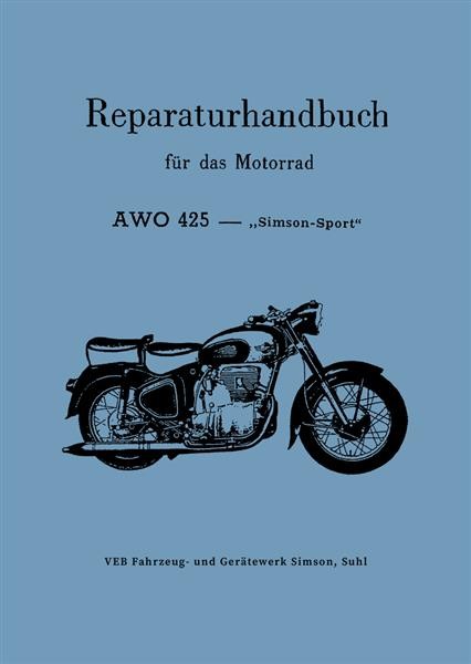 AWO 425 Simson-Sport Reparaturhandbuch