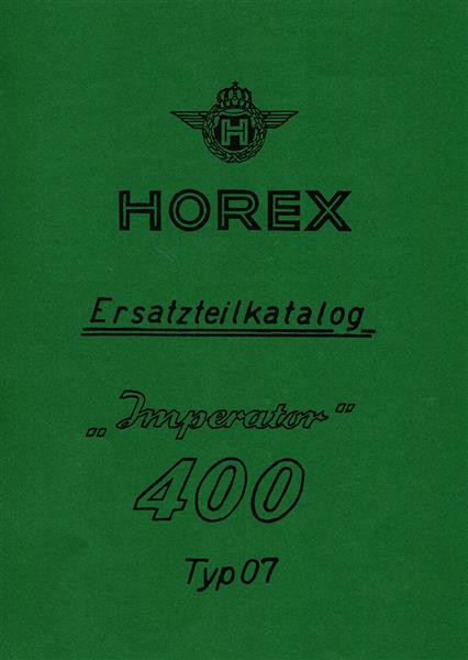 Horex Imperator 400 Ersatzteilkatalog