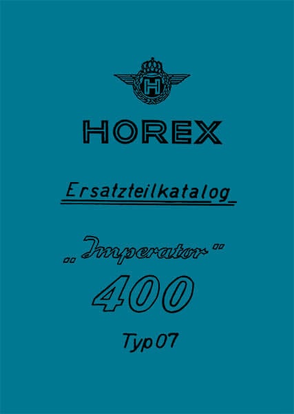 Horex Imperator 400 Ersatzteilkatalog