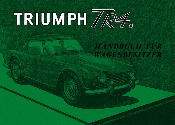 Triumph TR4 Betriebsanleitung