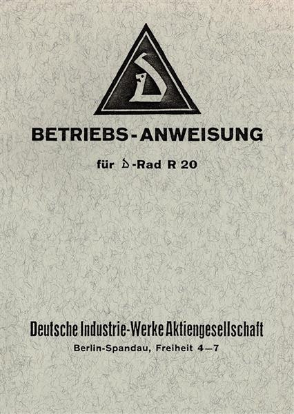 D-Rad R20 Betriebsanleitung