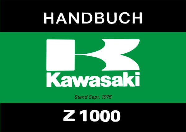 Kawasaki Z1000 Betriebsanleitung