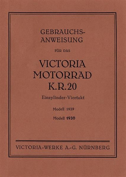 Victoria KR20 Betriebsanleitung