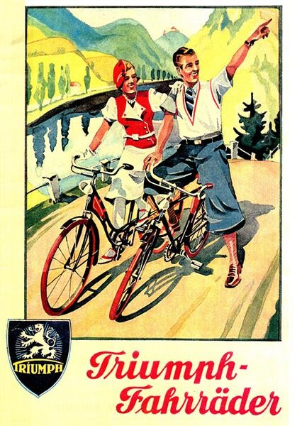 Triumph Fahrräder Modelle um 1934 Ersatzteilkatalog