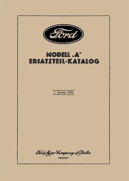 Ford Modell A Ersatzteilkatalog