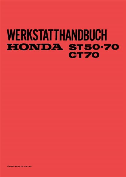 Honda Dax ST50 ST70 CT70 Werkstatthandbuch