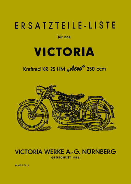 Victoria KR25 HM Aero Ersatzteilkatalog